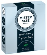 Malé kondomy: Kondomy MISTER SIZE 47 mm (3 ks)