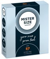 Tenké kondomy: Kondomy MISTER SIZE 57 mm (3 ks)