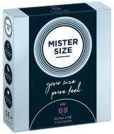 XL a XXL kondomy: Kondomy MISTER SIZE 69 mm (3 ks)