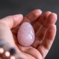 Sada yoni vajíček z růženínu Rose Quartz Egg (S, M a L)