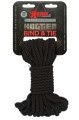 Konopné lano na bondage KINK Hogtied Bind & Tie 30 ft, 9 m (černé)