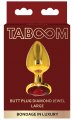 Luxusní kovový kolík se šperkem, L (Taboom)