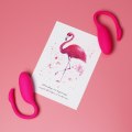 Nabíjecí vibrační bezdrátové vajíčko Flamingo (ovládané mobilem)