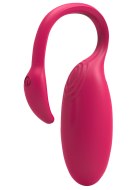 Vaginální i anální vibrační vajíčka: Nabíjecí vibrační bezdrátové vajíčko Flamingo (ovládané mobilem)