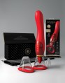 Sací stimulátor klitorisu s jazýčkem/vibrátor Fantasy For Her (24k Gold Luxury Edition)