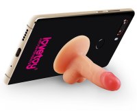 Legrácky, žertovné předměty: Stojánek na mobil ve tvaru penisu (Lovetoy)