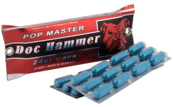 Tablety na zvýšení vitality a energie Doc Hammer Pop Master