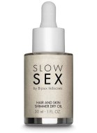 Tělové oleje: Suchý olej se třpytkami na vlasy a kůži Slow Sex (Bijoux Indiscrets)