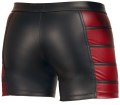 Lesklé boxerky se zipem a červenými vsadkami na bocích (NEK)