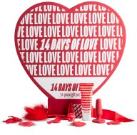 Sady erotických pomůcek: Dárková erotická sada 14 Days of Love (LoveBoxxx)
