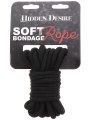 Lano na bondage Hidden Desire (5 m, černé)
