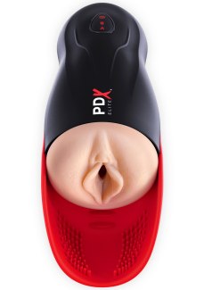 Sací a vibrační masturbátor PDX Elite Fuck-O-Matic (Pipedream)