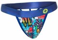 Pestrobarevná pánská tanga Hipster Thong