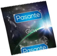 Kondomy svítící ve tmě: Svítící kondom Pasante Glow (1 ks)