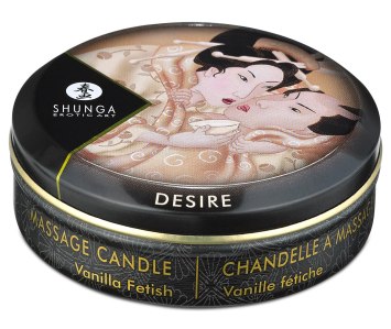 Masážní svíčka Desire Vanilla Fetish (Shunga)