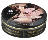 Svíčky s masážními oleji: Masážní svíčka Excitation Intoxicating Chocolate (Shunga)