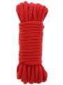 Červené lano na bondage Hidden Desire (10 m)