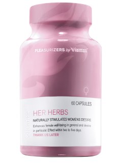 Tablety na zvýšení libida pro ženy Viamax Her Herbs (60 kapslí)