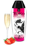 Lubrikační gely s příchutí, na orální sex: Ochucený lubrikační gel Shunga Toko Aroma Sparkling Strawberry Wine
