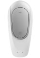 Párový vibrátor s dálkovým ovladačem Satisfyer Double Fun White (ovládaný mobilem)