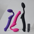 Tvarovatelný samodržící vibrační strapon Black – velikost L (Strap-On-Me)