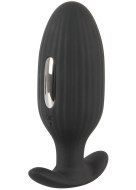 Anální kolíky (elektrosex): Vibrační anální kolík s elektrostimulací a ovladačem E-Stim Butt Plug (XOUXOU)
