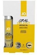 Stimulující gely a krémy pro kvalitnější sex: Chladivý gel na orální sex System JO Oral Delight Vanilla Thrill (30 ml)
