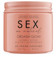 Afrodiziaka pro ženy: Tablety na zvýšení ženského libida Sex au Naturel Orgasm Glow (60 kapslí)