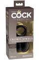 Silikonový kroužek s varlaty King Cock Elite The Crown Jewels