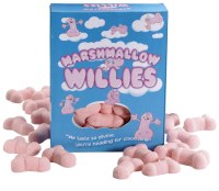 Lechtivé doplňky a dárky na párty, narozeniny a oslavy: Želé bonbóny ve tvaru penisů Marshmallow Willies