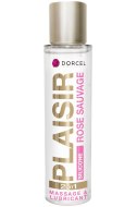 Silikonové lubrikační gely, emulze: Masážní a lubrikační silikonový gel Plaisir Rose Sauvage (100 ml)