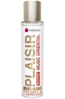 Masážní a lubrikační silikonový gel Plaisir Musc Oriental (100 ml)