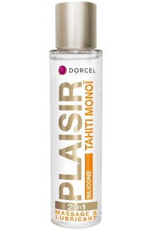 Masážní a lubrikační silikonový gel Plaisir Tahiti Monoi (100 ml)