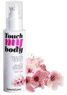 Silikonové lubrikační gely, emulze: Masážní a lubrikační silikonový gel Touch my Body Cherry Blossom