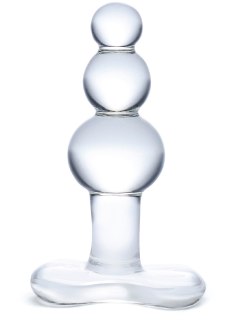Skleněný anální kolík Beaded Glass (Gläs)