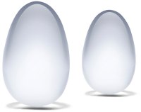 Yoni vajíčka: Sada skleněných yoni vajíček (Gläs), 2 ks