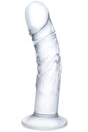 Skleněná a keramická dilda a penisy: Skleněné realistické dildo Curved
