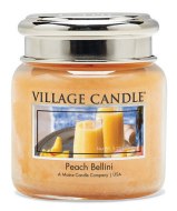 Vonné svíčky: Vonná svíčka Village Candle (broskvový koktejl Bellini, 92 g)