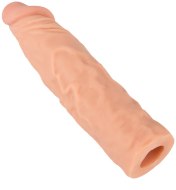 Návleky na penis: Zvětšovací návlek na penis Nature Skin (+3 cm)