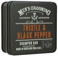 Péče o vlasy pro muže: Pánský tuhý šampon Scottish Fine Soaps (ostropestřec a černý pepř)