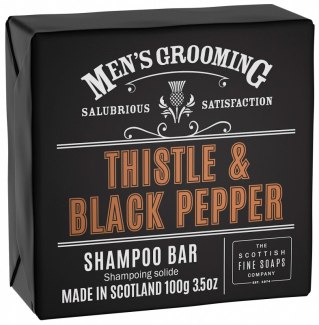 Pánský tuhý šampon Scottish Fine Soaps (ostropestřec a černý pepř)