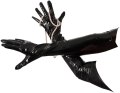 Dlouhé lakované rukavice (Black Level)