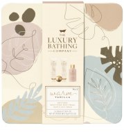 Kosmetické sady: Sada kosmetiky v plechové krabičce The Luxury Bathing Company (vanilka a mandle, 4 ks)