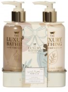 Kosmetické sady: Sada pro péči o ruce The Luxury Bathing Company (vanilka a mandle, 2 ks)