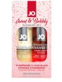 Sada lubrikačních gelů System JO – Sweet & Bubbly (2x 60ml)
