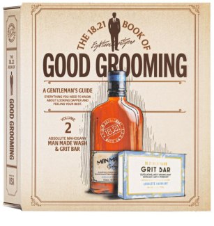 Kosmetická sada pro muže 18.21 Good Grooming Volume 2 (mahagon, 2 ks)