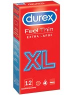 XL a XXL kondomy: Kondomy Durex Feel Thin XL (12 ks)