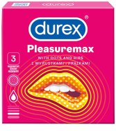 Vroubkované kondomy: Kondomy Durex Pleasuremax (3 ks)