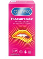 Vroubkované kondomy: Kondomy Durex Pleasuremax (12 ks)