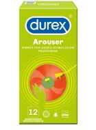 Vroubkované kondomy: Kondomy Durex Arouser (12 ks)
